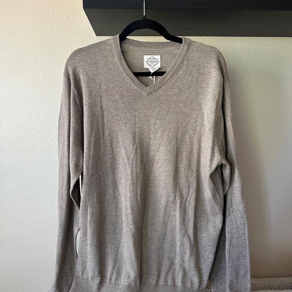 St-john-s-bay Women's Grey and Tan Jumper